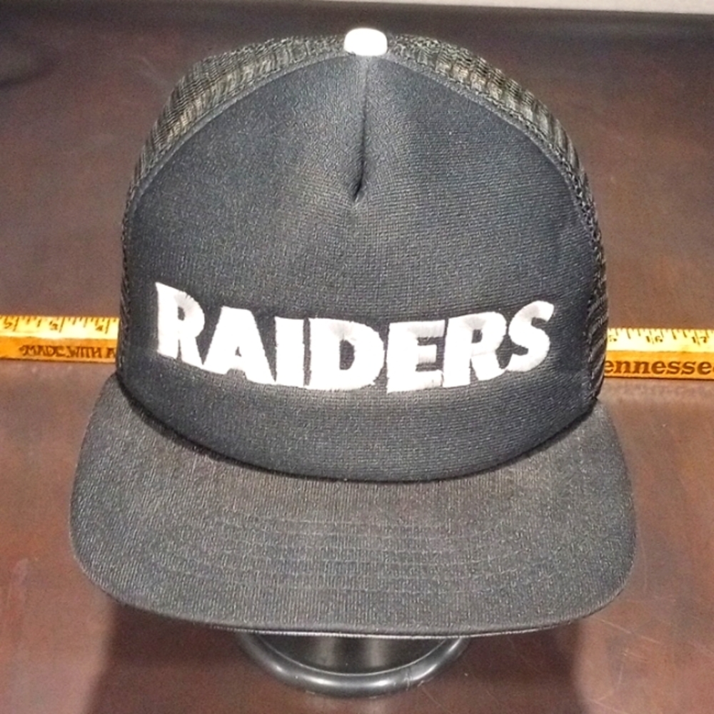 Vintage New Era Raiders snap back hat NFL Made in USA